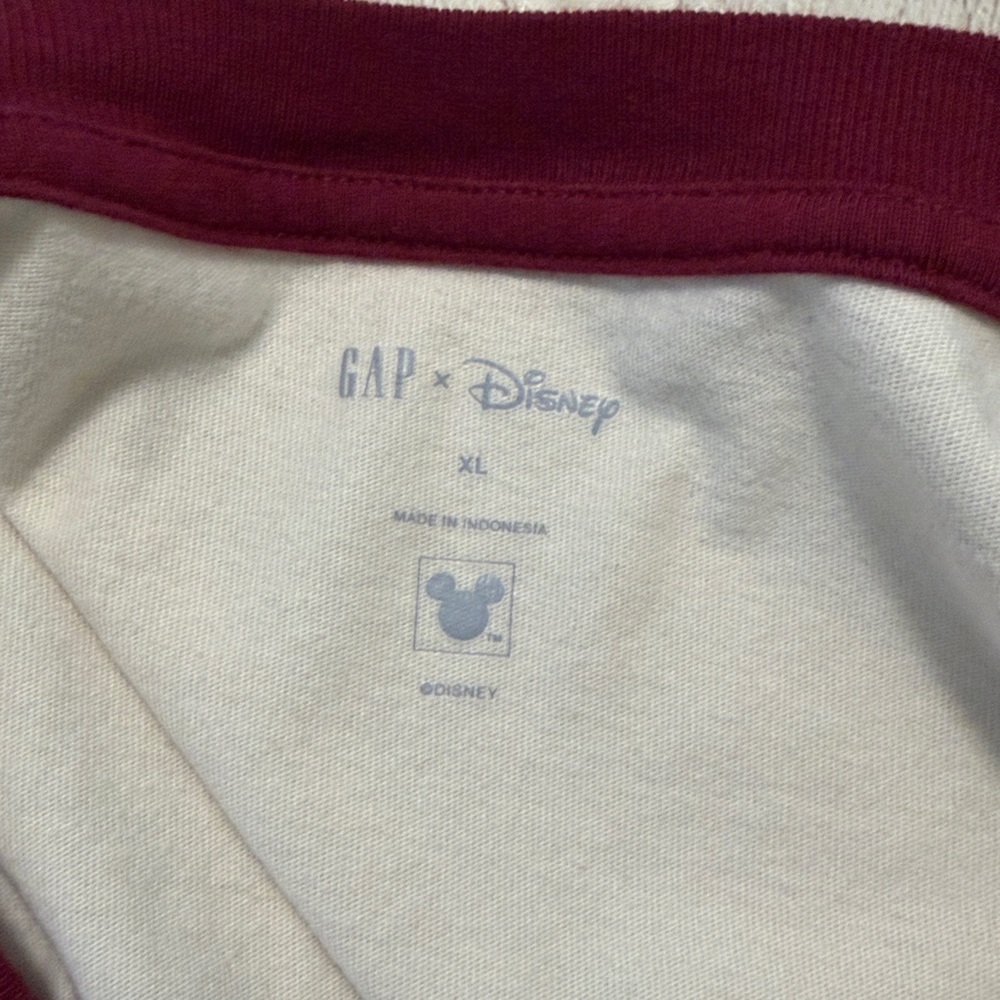 GAP x Disney Mickey style Hockey Jersey shirt - Picture 3 of 5